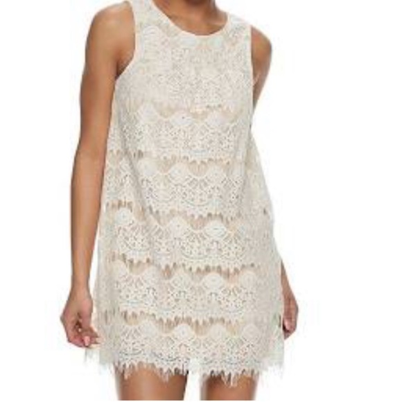 Speechless Dresses & Skirts - NWT Mini Lace Shift Dress